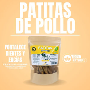 Mundo Lomito Patitas de Pollo para Perro 150g – Snack Natural Deshidratado, Alto en Proteína, Sin Conservadores, Ideal como Premio o Golosina - Image 4