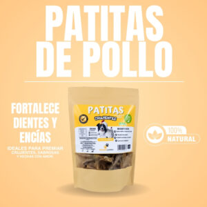 Mundo Lomito Patitas de Pollo para Perro 250g – Snack Natural Deshidratado, Alto en Proteína, Sin Conservadores, Ideal como Premio o Golosina - Image 4